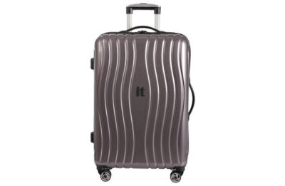 IT Luggage Hard 8 Wheel Medium Suitcase - Metallic.
